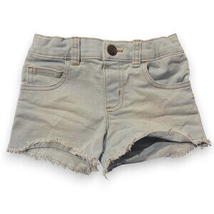 Garanimals toddler girl‎ blue denim cut off jean shorts adjustable waist sz 4t